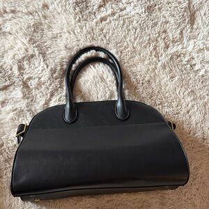 Black Inspired Handbag Margaux Faux Leather